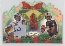 2000 Topps Gold Label Holiday Match-Ups Winter Kurt Warner Jeff Blake HOF 2h5