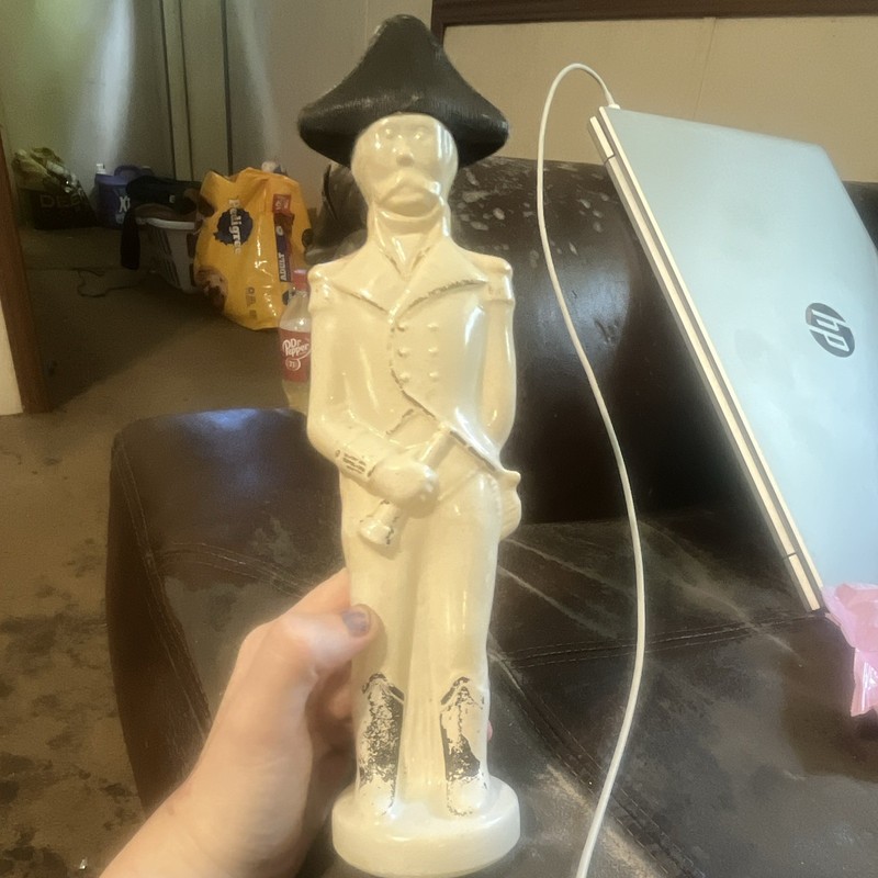 Old Spice Admiral Decanter Cologne Aftershave Bottle Collectible 1980s Empty Vtg