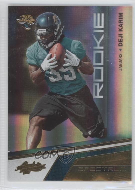 2010 Panini Absolute Memorabilia Spectrum Gold 1/10 Deji Karim Rookie RC 0b2