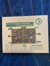 2 In 1 Magnetic Alphabet And Number Board