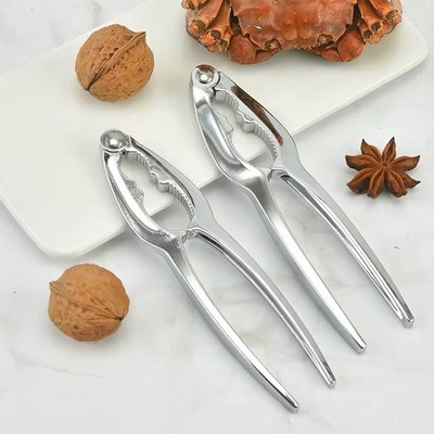 Edelstahl Nussknacker & Krustentierzange 15cm   Walnuss Haselnuss Hummer Zange