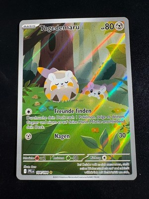 Togedemaru 104/094 Phantasmal Flames Illustration Rare Near Mint