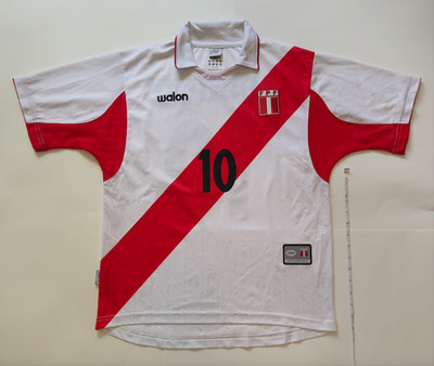 Peru 2007 Walon Home Jersey, Juan Carlos Mariño #10 - Men s Medium