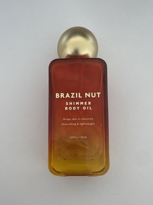 Brazil Nut Shimmer Body Oil Nourishing And Lightweight After Shower Oil 4fl Oz