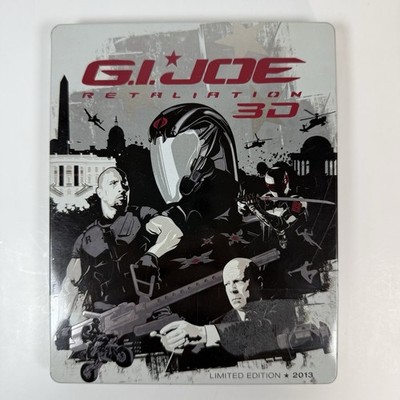 G.I. Joe: Retaliation Steelbook   Blu-ray 3D + Blu-ray + DVD Combo Pack