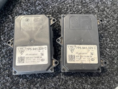 Pair Of OEM  2015-2018 Porsche LED Headlight AFS Control Unit 7P5941329C