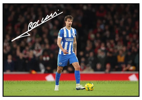 12147. Olivier Boscagli Signed Pictures (A4 Prints) Brighton PSV Nice etc.