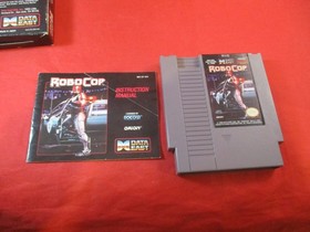 RoboCop Trilogy 1 2 3 (Nintendo NES) Casi Completo con Caja Manual Juego &iexcl;FUNCIONA!