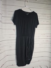 VERONICA BEARD Ruched Hannock S Dress In Black
