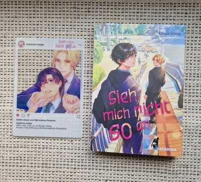 Yaoi Manga Sieh Mich Nicht So An Mit Sns Card Boys Love Bl