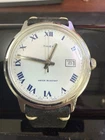 Vintage 1974 Timex Marlin "Blue Roman" Calendar - Running Great - New Strap