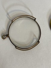 Antique Gallery Monocle Eyeglass Spectacle Brass Gold Tone Rare Optical History
