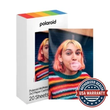 Polaroid 2x3 Sticky Backed Paper Cartridge Hi Print Photo Printer 20 Sheets