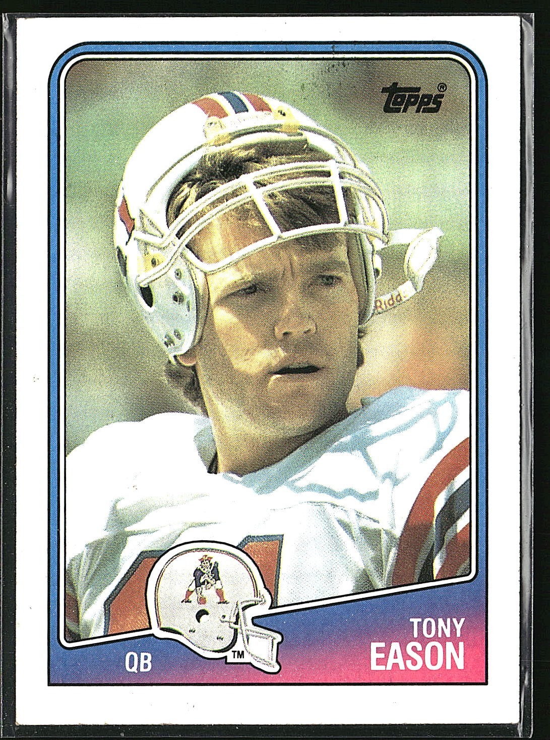 1988 Tony Eason - #177 - New England Patriots b29