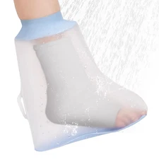 Medots Adult Foot Cover Protector for Shower-Reusable, Waterproof Cast Cover