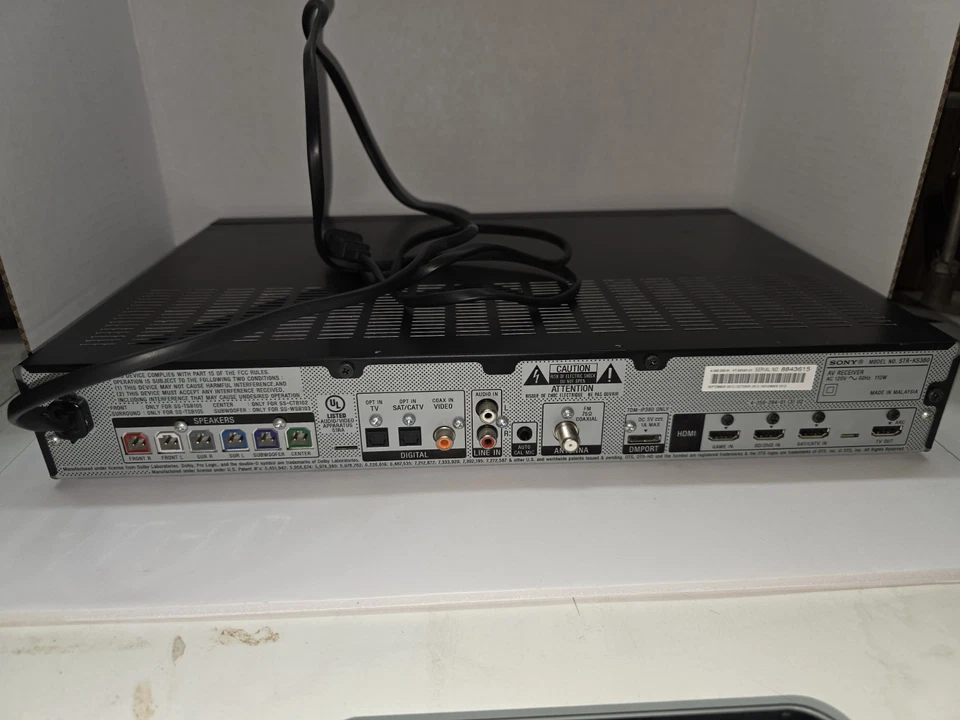 Sony STR-KS380 AV Receiver Home Entertainment Surround Sound Audio Video - Image 2 of 3