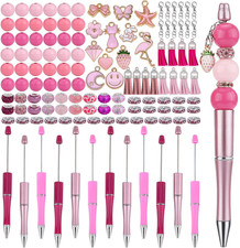 12pcs Valentine's Day Beadable Pens Bulk Pens for Beads Beaded Pen Kit for St...