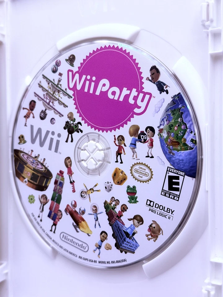 Wii Party (Nintendo Wii, 2010) CIB Complete Very Good - Image 4 of 4