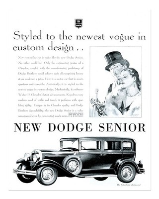 Oldtimer Auto Werbung Poster Wandbild - klassische Eleganz