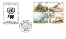 ENDANGERED EXTINTION SPECIES  UNITED NATION GENEVE 1997 FDC