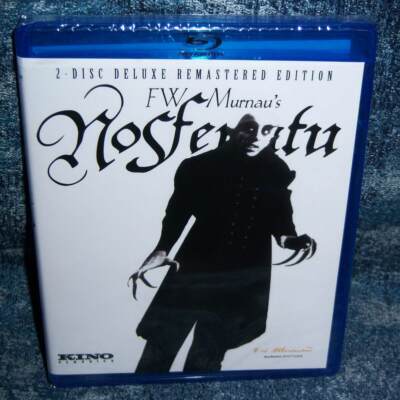 NEW KINO CLASSICS FW MURNAU'S NOSFERATU 2 DISC DELUXE REMASTERED BLU RAY 1922