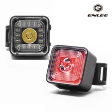 ENLEE Bike Head Light Smart Taillight Auto Brake Sensing Rear Light Warning Lamp