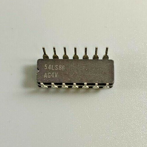 SIGNETICS S54LS86F/883B MILSPEC CERAMICA CDIP14 S54LS86F / 883B - Foto 2 di 5