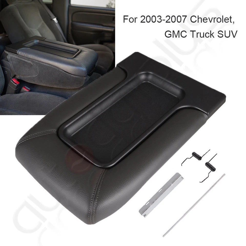 Center Console Fits for 99-07 Chevy Silverado 19127364 Lid Armrest Latch - Image 3 of 4
