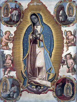 Virgin of Guadalupe pattern 1700 year Tile Mural Backsplash Art Marble Ceramic