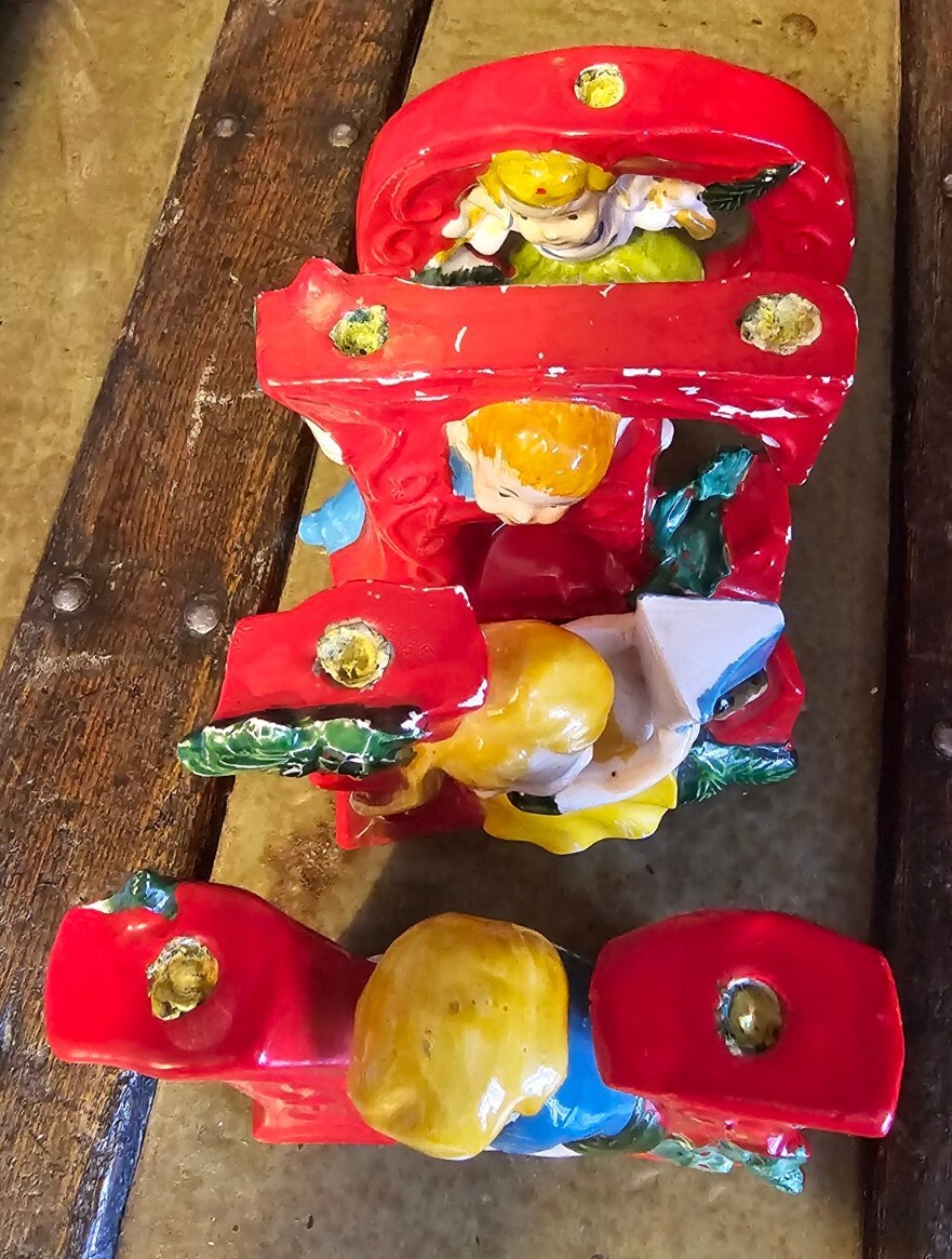 Vintage TILSO Ceramic Christmas Figurines NOEL 4" Letters Candle Holders Japan eBay