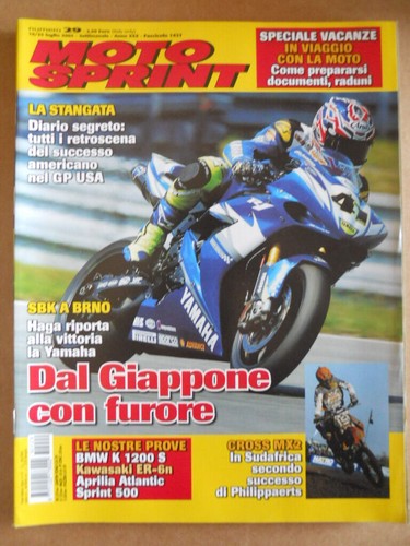 Motosprint Nr. 29 2005 Test BMW K 1200 S Kawasaki ER-6n BMW K 1200 [P67]