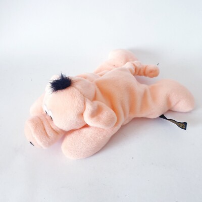 Uli Stein Schwein liegend Stofftier Kuscheltier Plüschtier ca. 20 cm Vintage