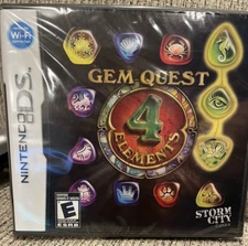 Gem Quest: 4 Elements - Nintendo DS  (Nintendo DS) Brand New Never Opened