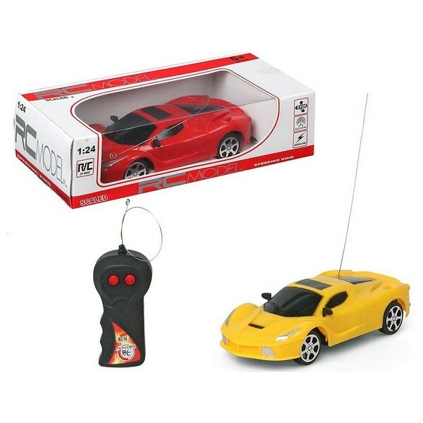 Voiture télécommandée 1:24 réplique miniature de course noire pour enfant