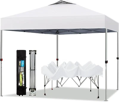 HOME-OFFICE 10x10' Commercial Pop UP Canopy Party Tent Folding Waterproof Gazebo Heavy Duty