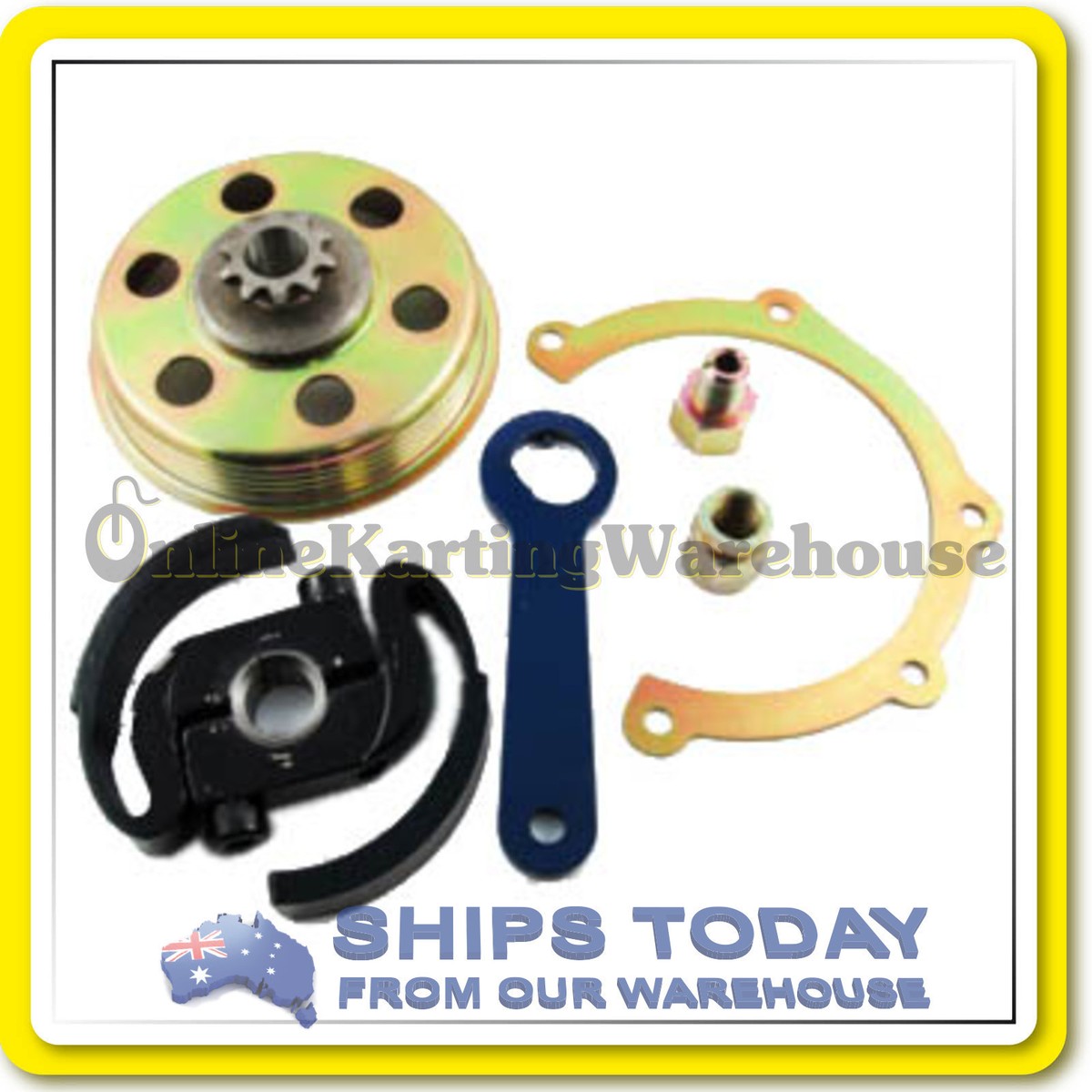 レーシングカート　KT100S・08クラッチ　スターターボス付 レーシングカート スターターボス付 KT100S・08クラッチ レーシング