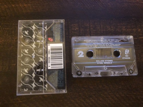 The Rolling Stones "Steel Wheels" cassette 1989 - Picture 2 of 2