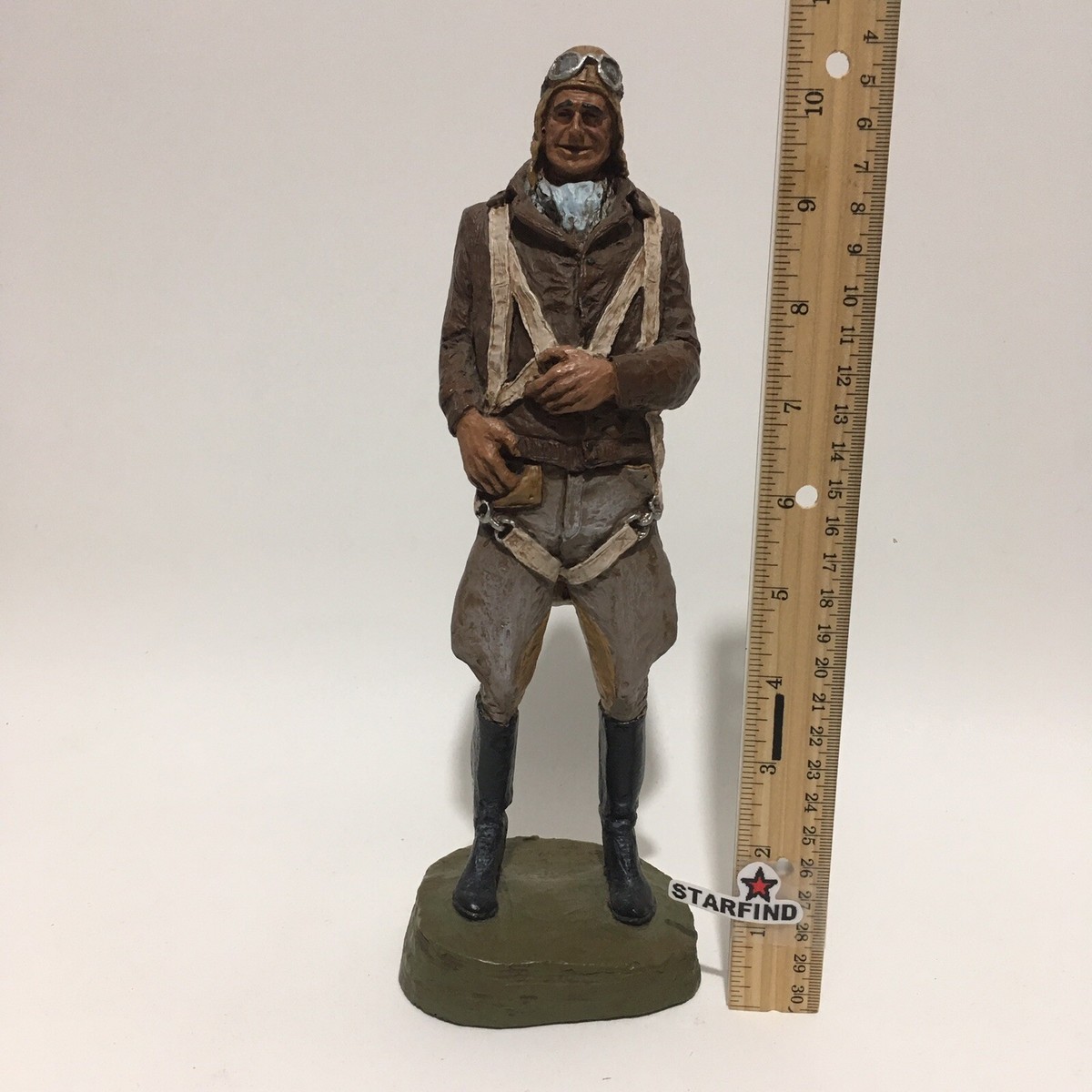 Michael Garman WWII Aviator Fighter Pilot Man Figurine Sculpture 