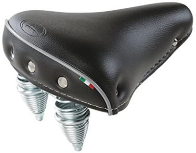 SATTEL MONTEGRAPPA FÜR STADTFAHRRAD, CRUISER VINTAGE SM 110 IRIS. MADE IN ITALY