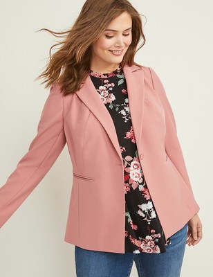 dusty rose blazer