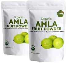 Amla Powder Certified Organic Amalaki  Indian Gooseberry, 2lb