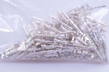 100 Pièce Contact H-d Sce 11.2210 Crimpkontakt Prise Argent Kontaktstifte Neuf