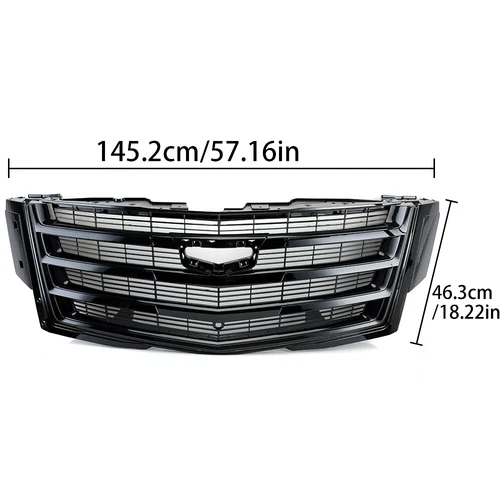 For Cadillac Escalade 2015- 2020 Sport Grille Front Bumper Upper Mesh Grille BlK - Bild 3 von 17
