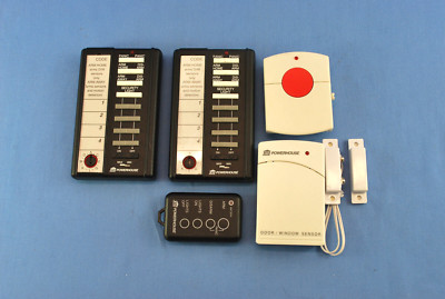 Powerhouse X-10 KR10A Remote + KR15A Panic Button + DS10A Window Sensor Lot