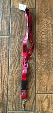 Alabama Crimson Tide LANYARD KEY CHAIN W/DETACHABLE BUCKLE 1" W 22" L