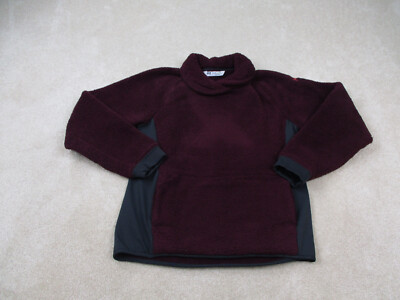 Helly Hansen Jacket Womens Large Purple Pullover Pile Fleece Sweater Sweatshirt