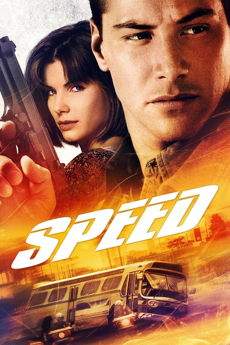 1994 Speed Movie Poster 11X17 Jack Traven Keanu Reeves Sandra