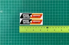 Araya special edition rim sticker decals