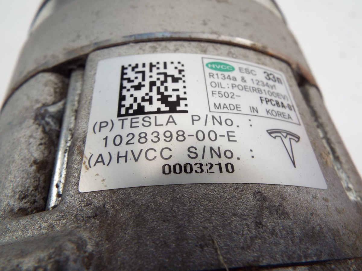 Tesla Model S Electric AC Compressor 1028398-00-E | eBay