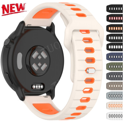 For SAMSUNG Galaxy Watch 7 FE 6 5 4 3 40mm-47Mm 6/4 Classic Silicone Band Strap